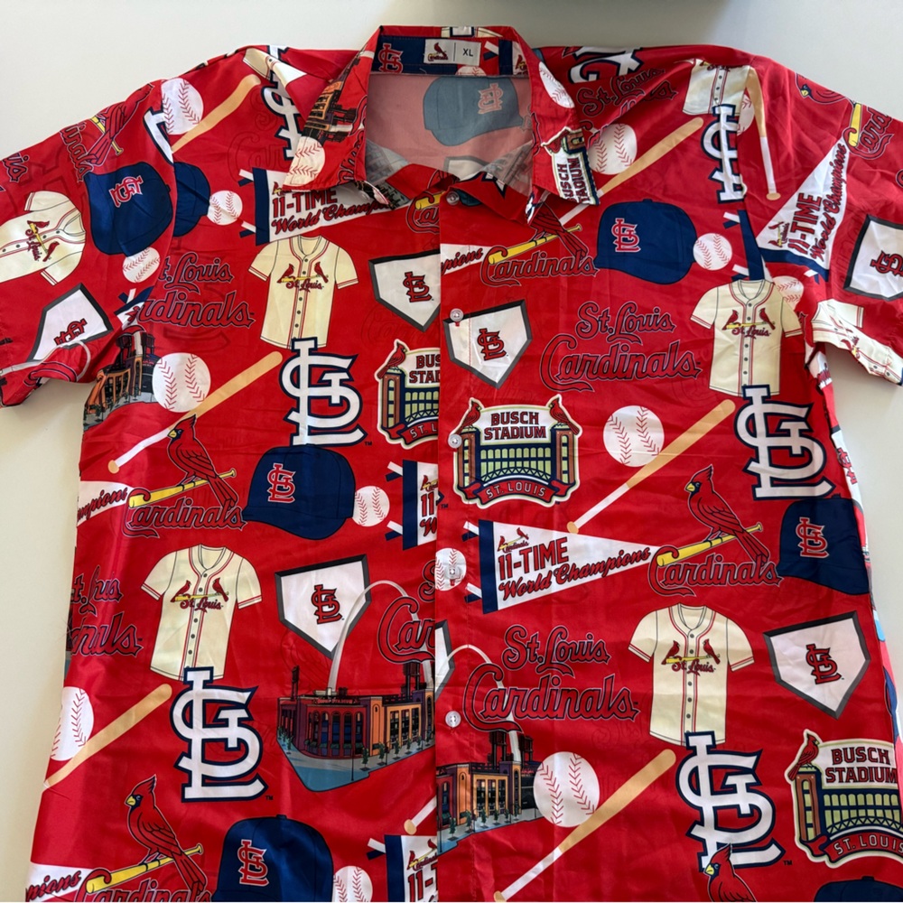 St Louis Cardinals Button Down Shirt